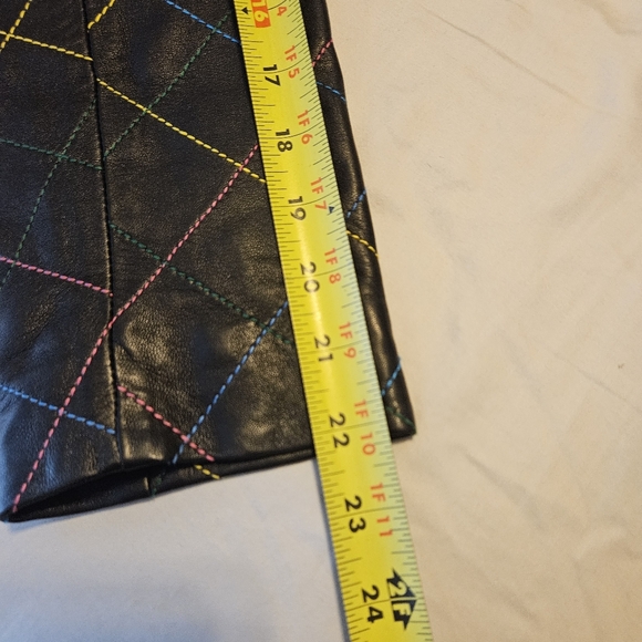 Carlisle Women's Leather Jacket Size 8 Snap Buttons Pockets - Picture 10 of 15